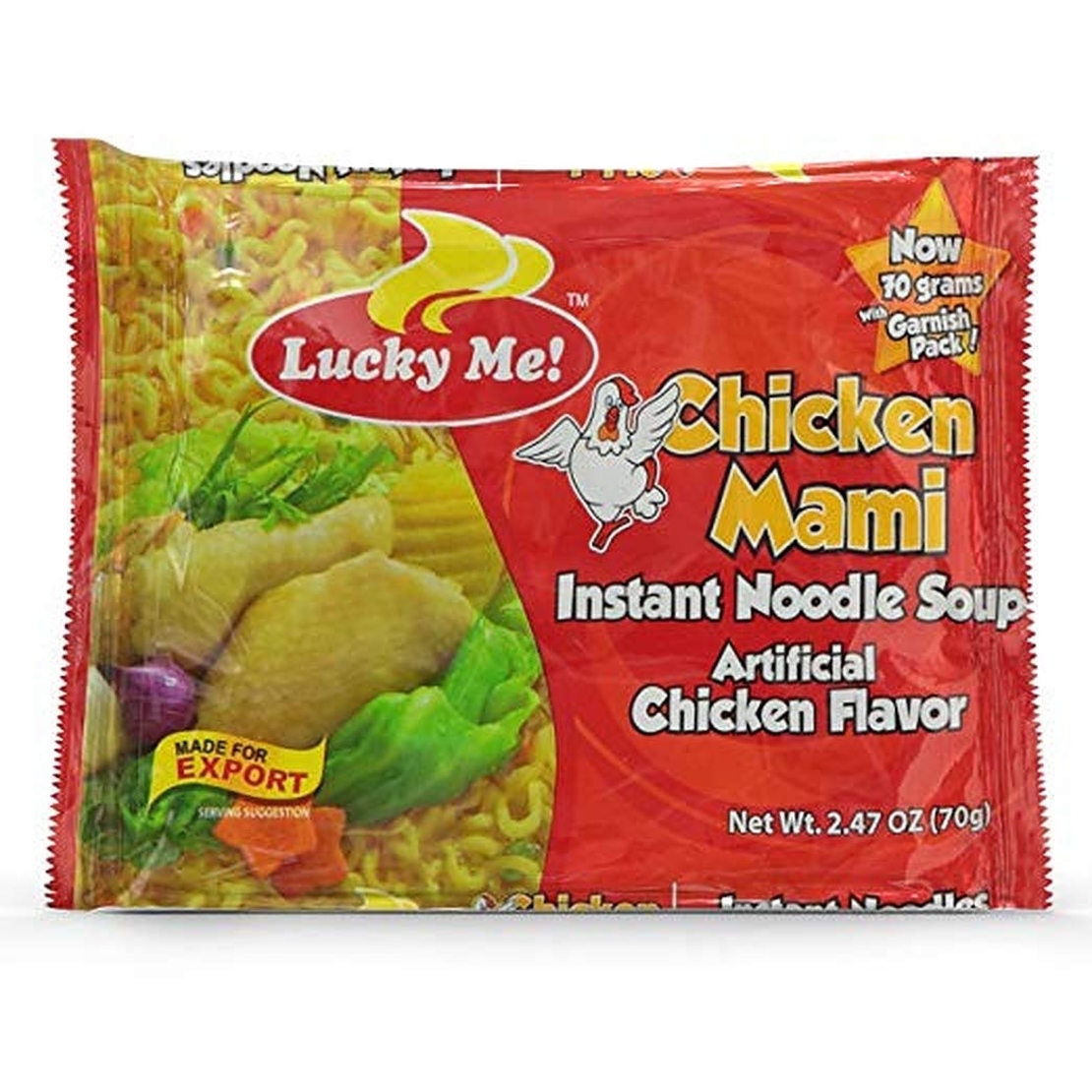 SMALL Lucky Me! Chicken Mami - Instant Noodle Soup 70g