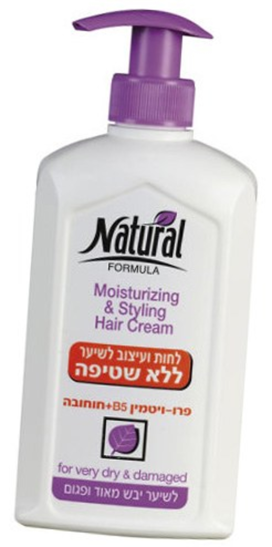 Natural Formula - Moisturizing & Styling Hair Cream 400ml