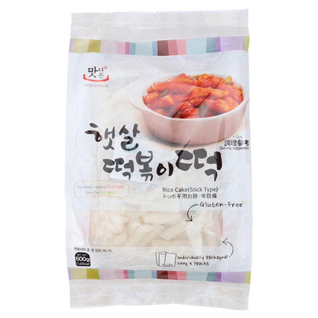 Matamun - Korean Rice Cake 600g Stick Type