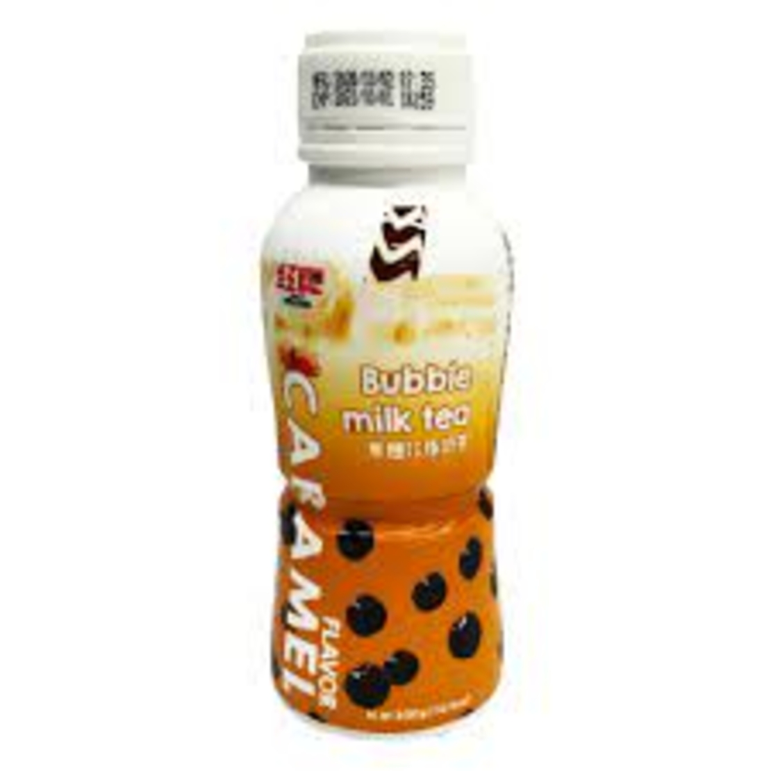 bubble milk tea drink caramel flavor