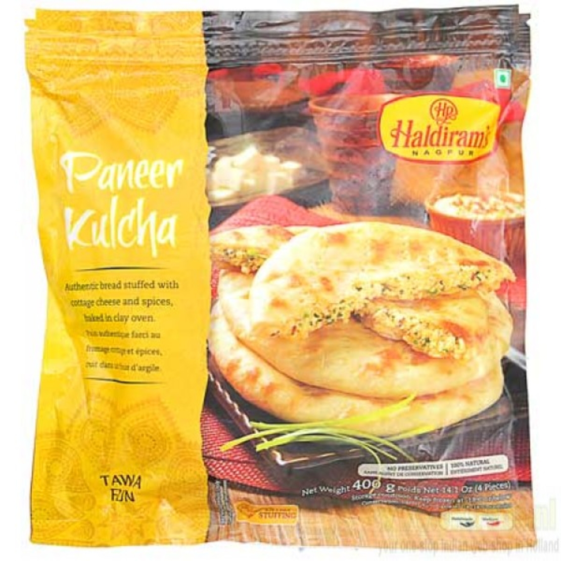 Haldiram's Paneer Kulcha 400grms