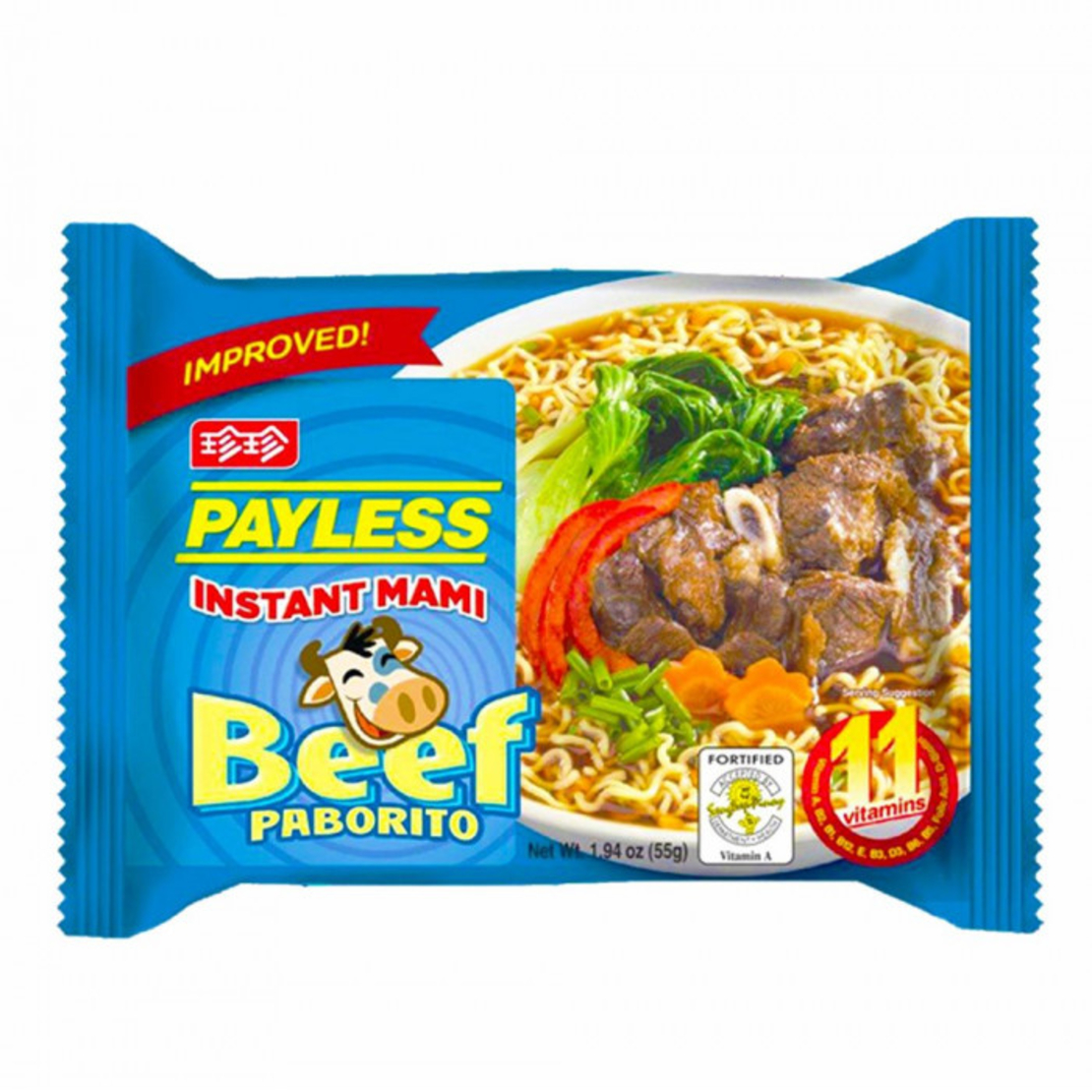 Payless Instant Mami Beef Paborito 55grms