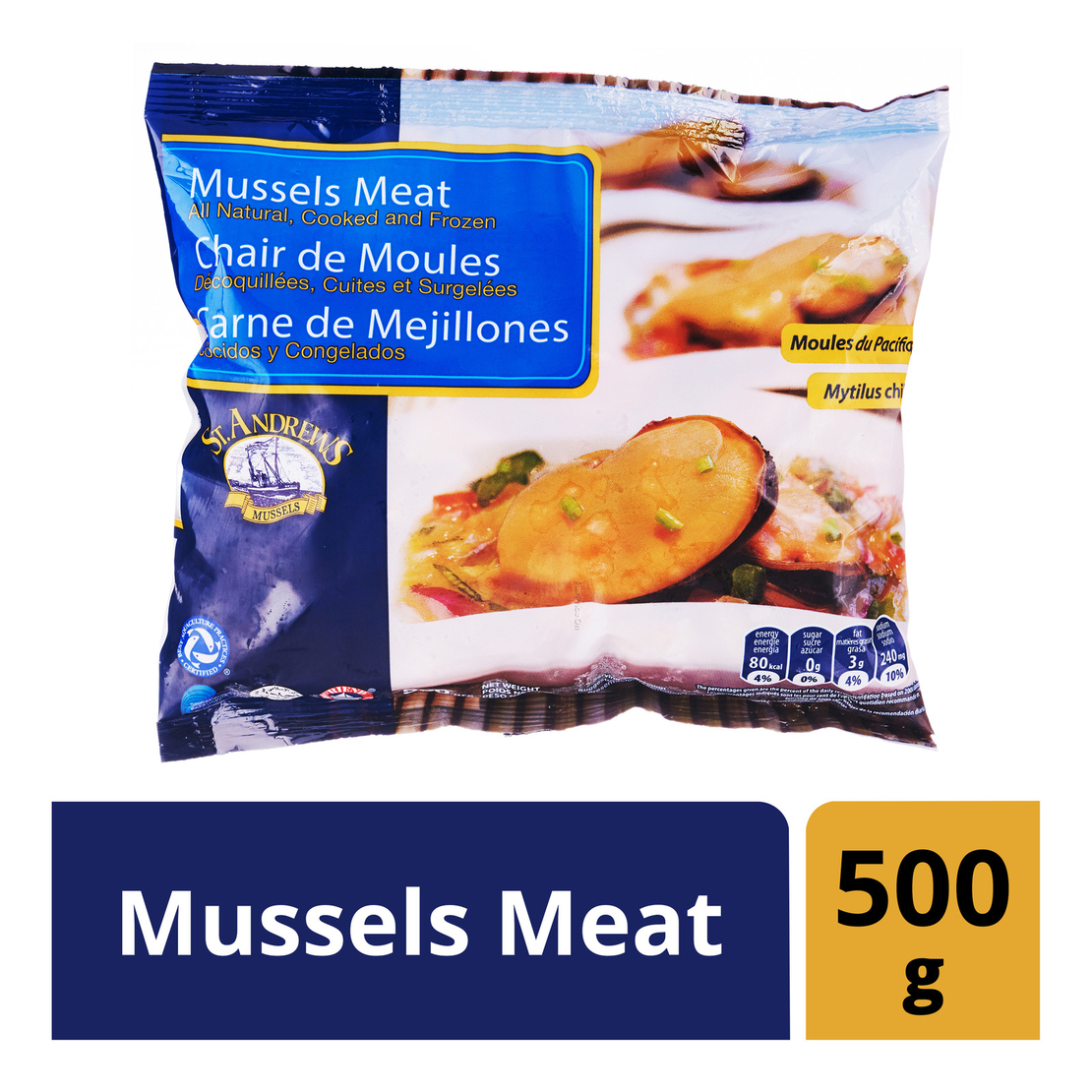 St. Andrews - Mussels Meat - Cooked