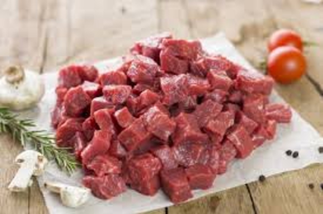 Cubed Stewing Beef per kilo