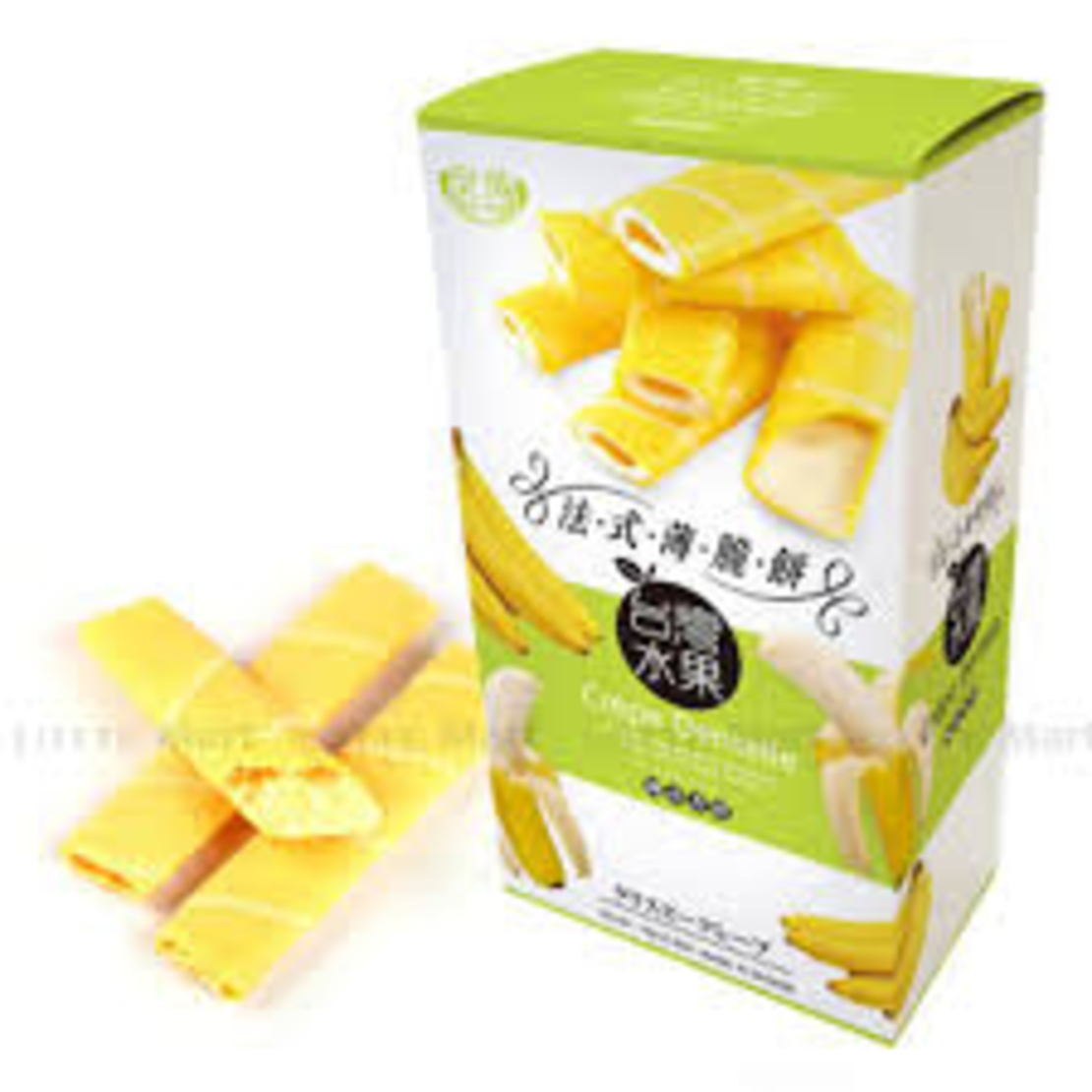 Crispy Crepes with Banana & Chocolate Flavor 78grms