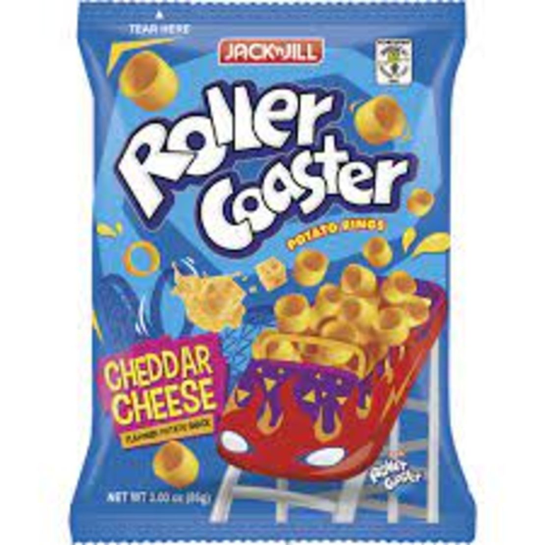 Roller Coaster - Potato Ring Cheddar Cheese 85g