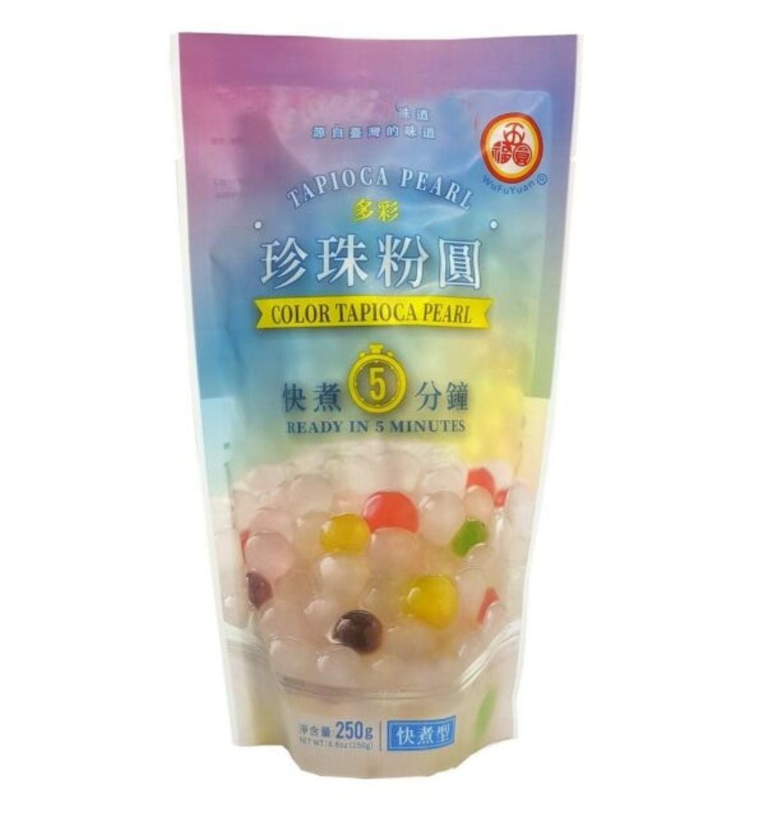 Color tapioca pearl 250grms.