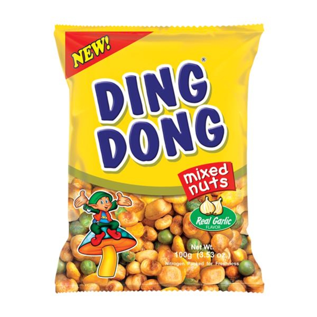 Ding Dong - Mixed Nuts Real Garlic Flavor 100g
