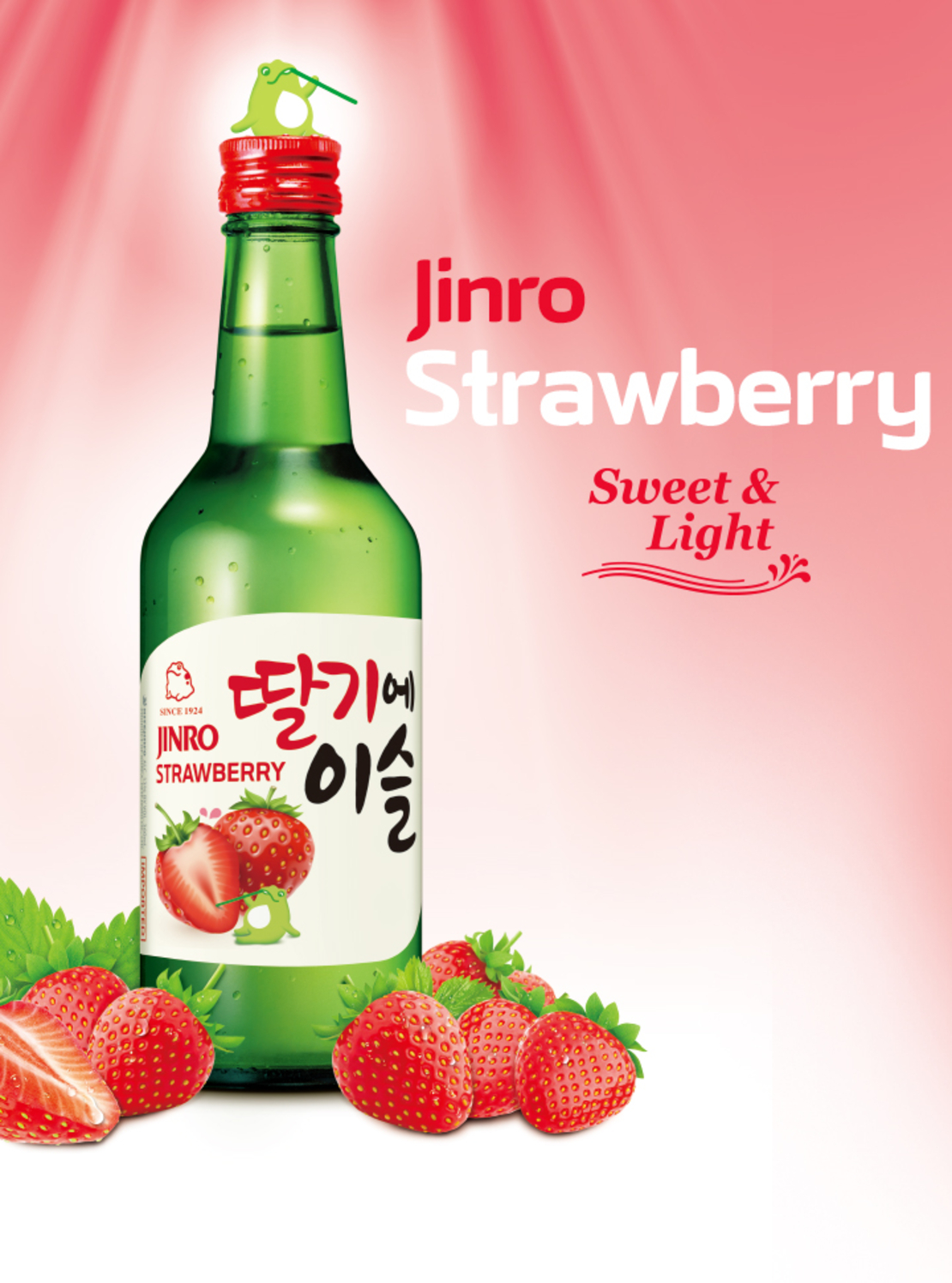 Jinro - Soju Strawberry 360ml