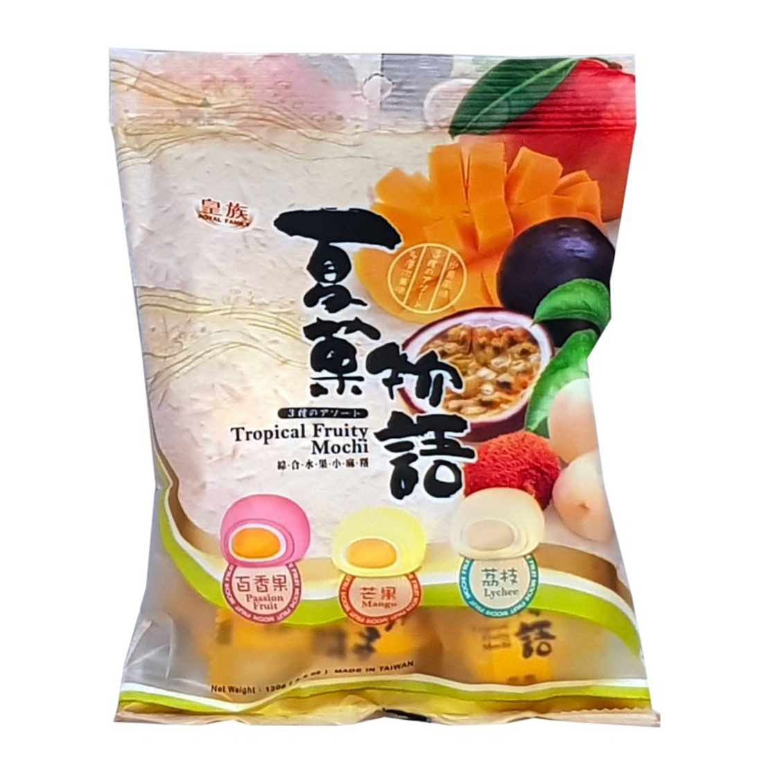 Royal Family Tropical Fruity Mochi  120grms