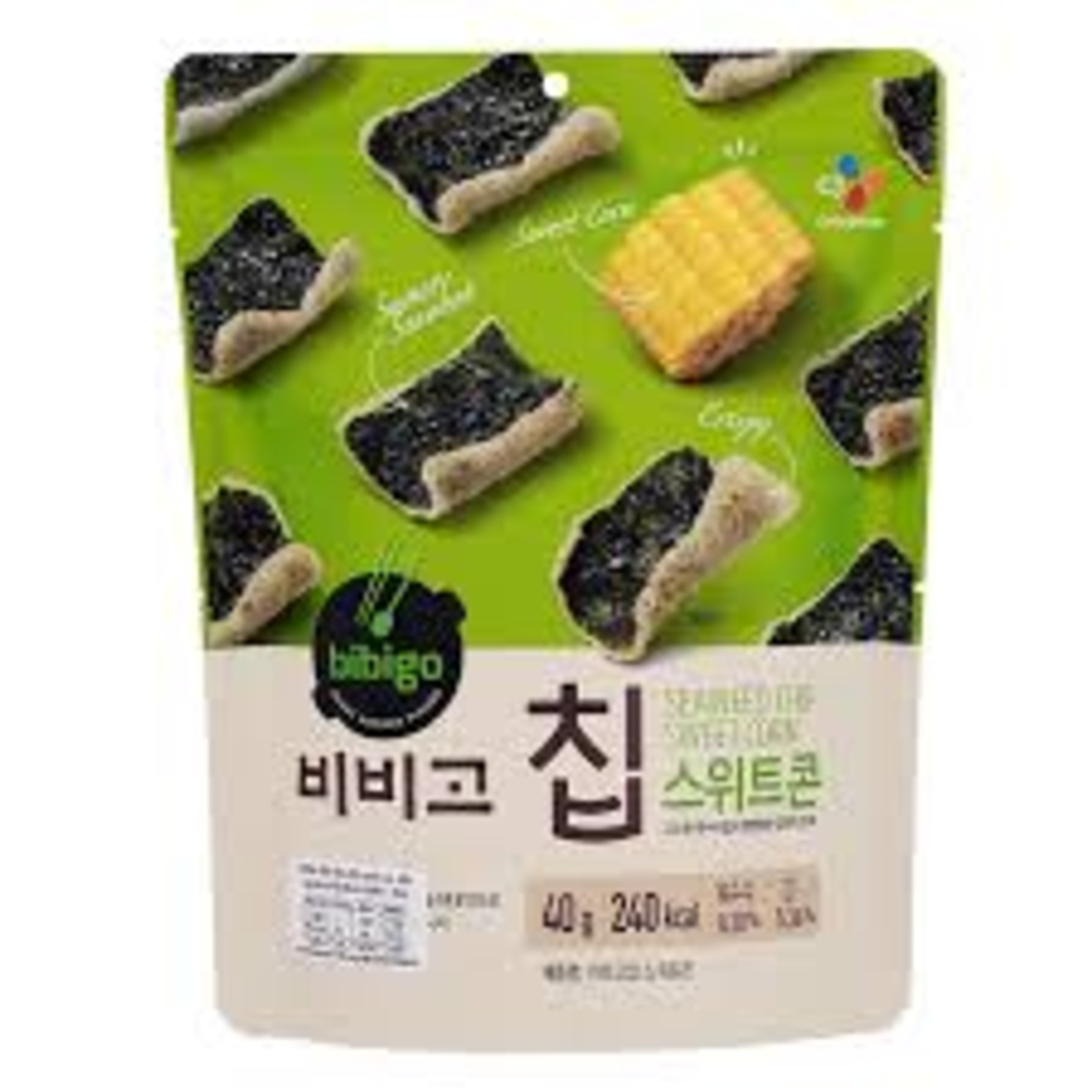 Bibigo Seaweed chip Sweet Corn 40grams