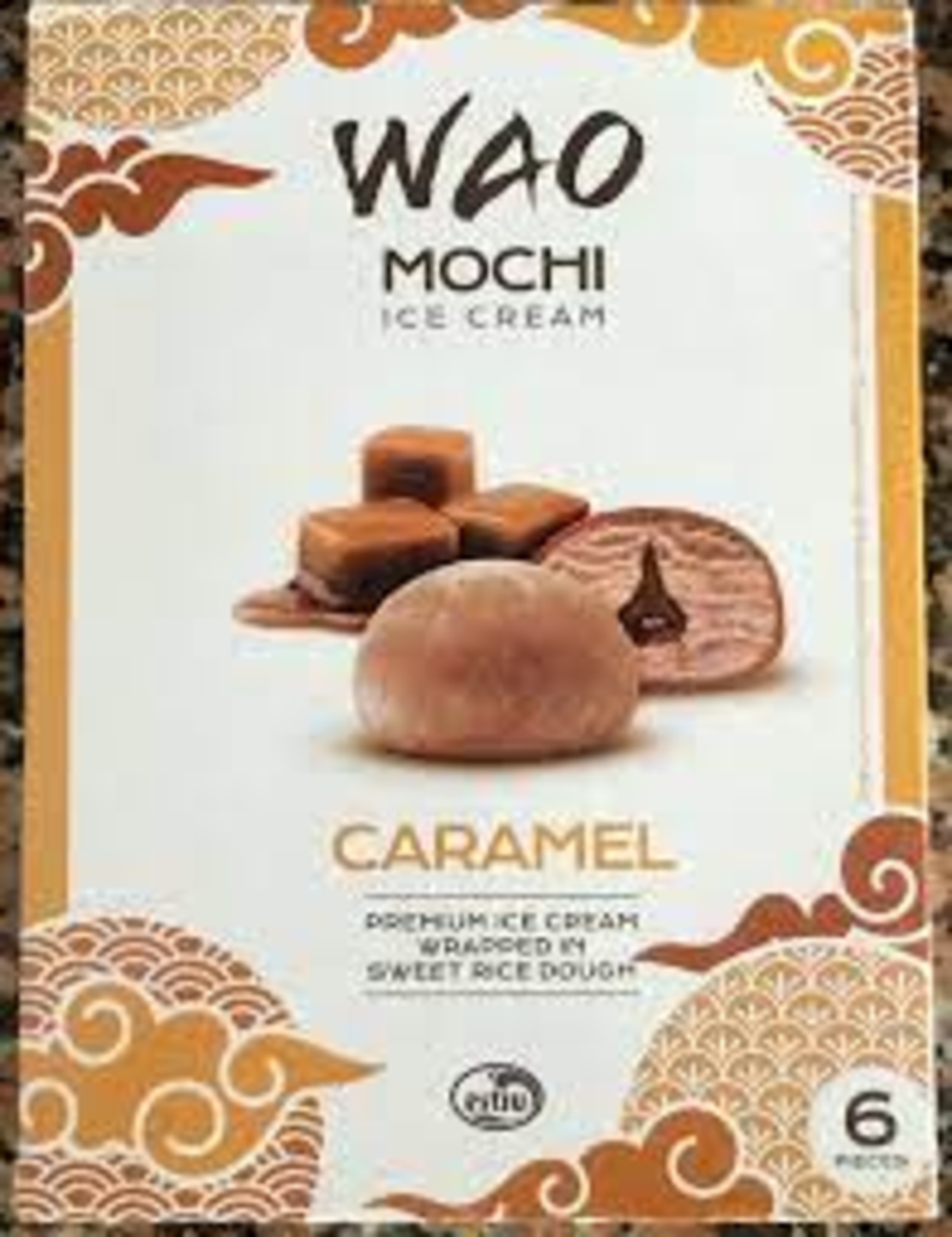 wao mochi ice cream caramel