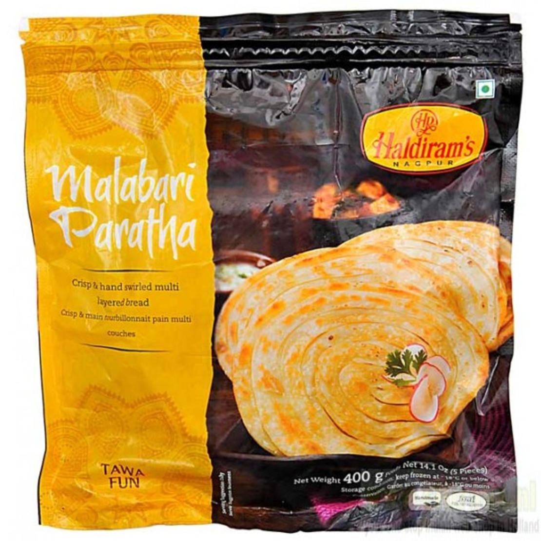 Haldiram's Malabari Paratha 400grms