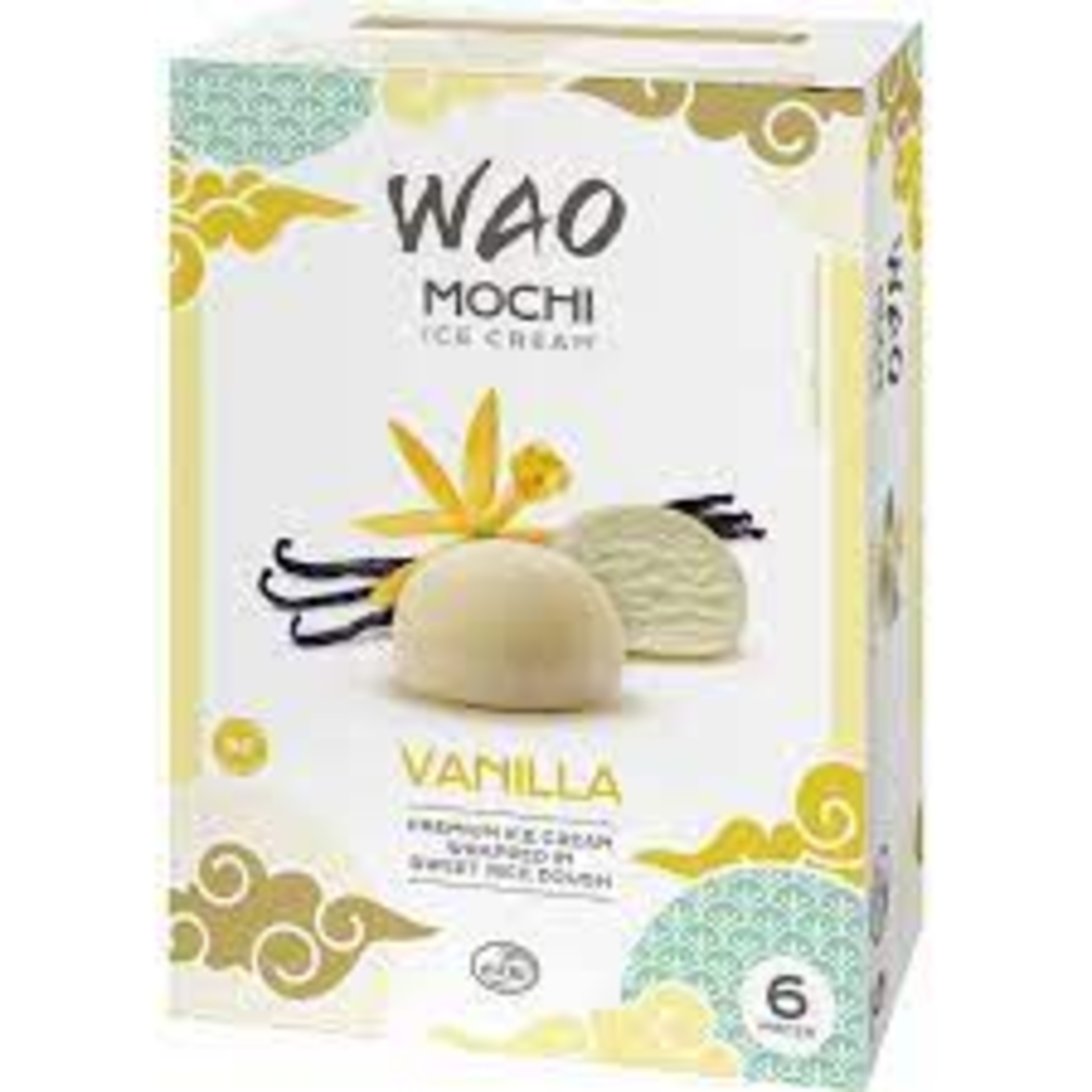 wao mochi ice cream vanilla