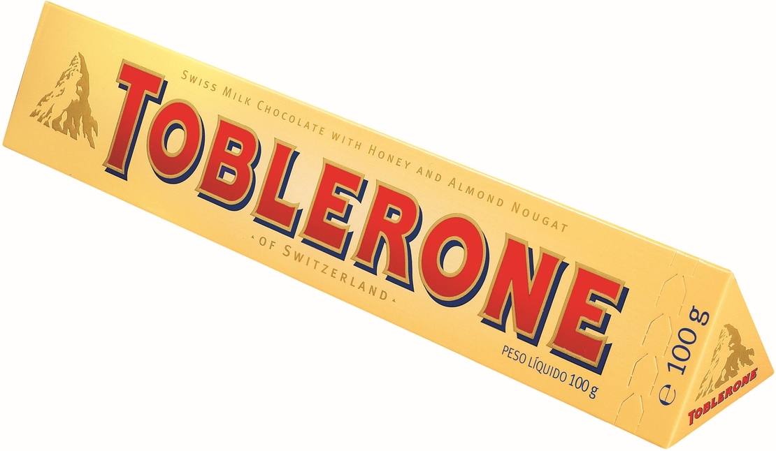 Toblerone -  Swiss Milk Chocolate with Honey & Almond 100g