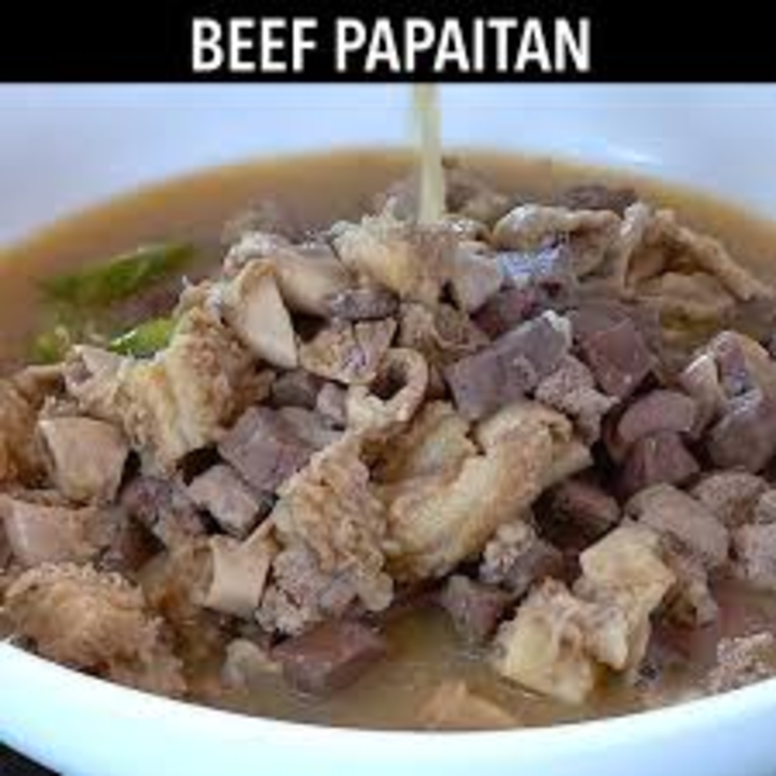 Beef Pinapaitan mix ( heart,sweetbreads,liver,cheek and  brain) per kilo