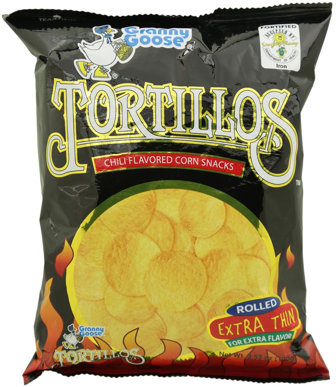 Tortillos - Chili Flavored Corn Snacks 100g