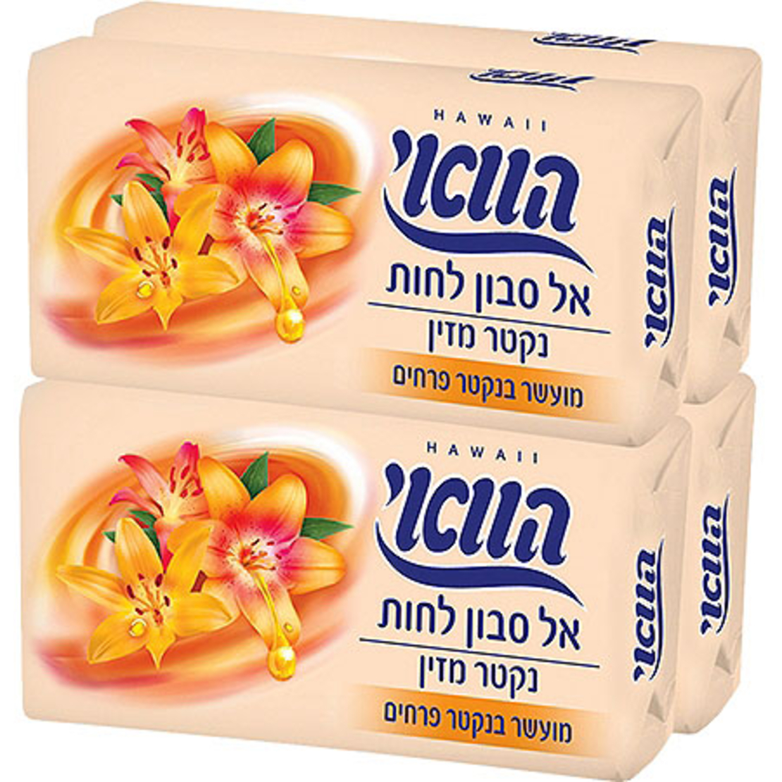 Hawaii soapless Soap with Nectar Nutrition 4x100gr