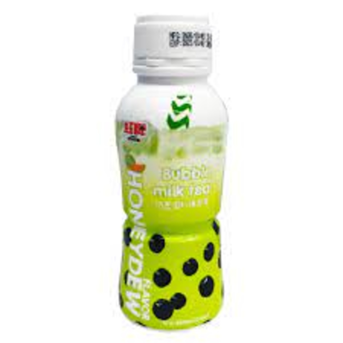 bubble milk tea drink honeydew flavor