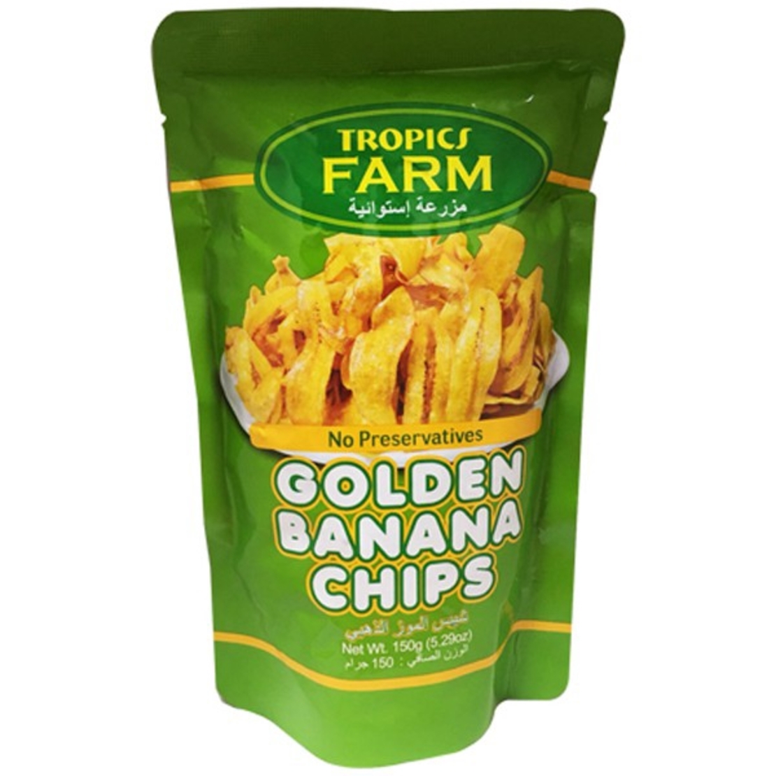 Tropics Farm - Golden Banana Chips 150g