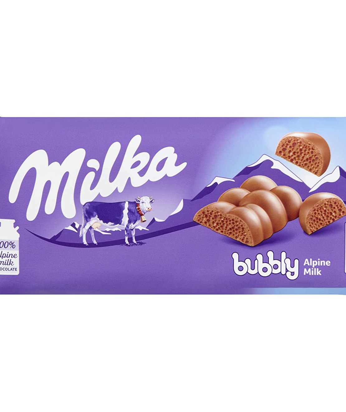 Milka - Bubbly Alpine White 100g