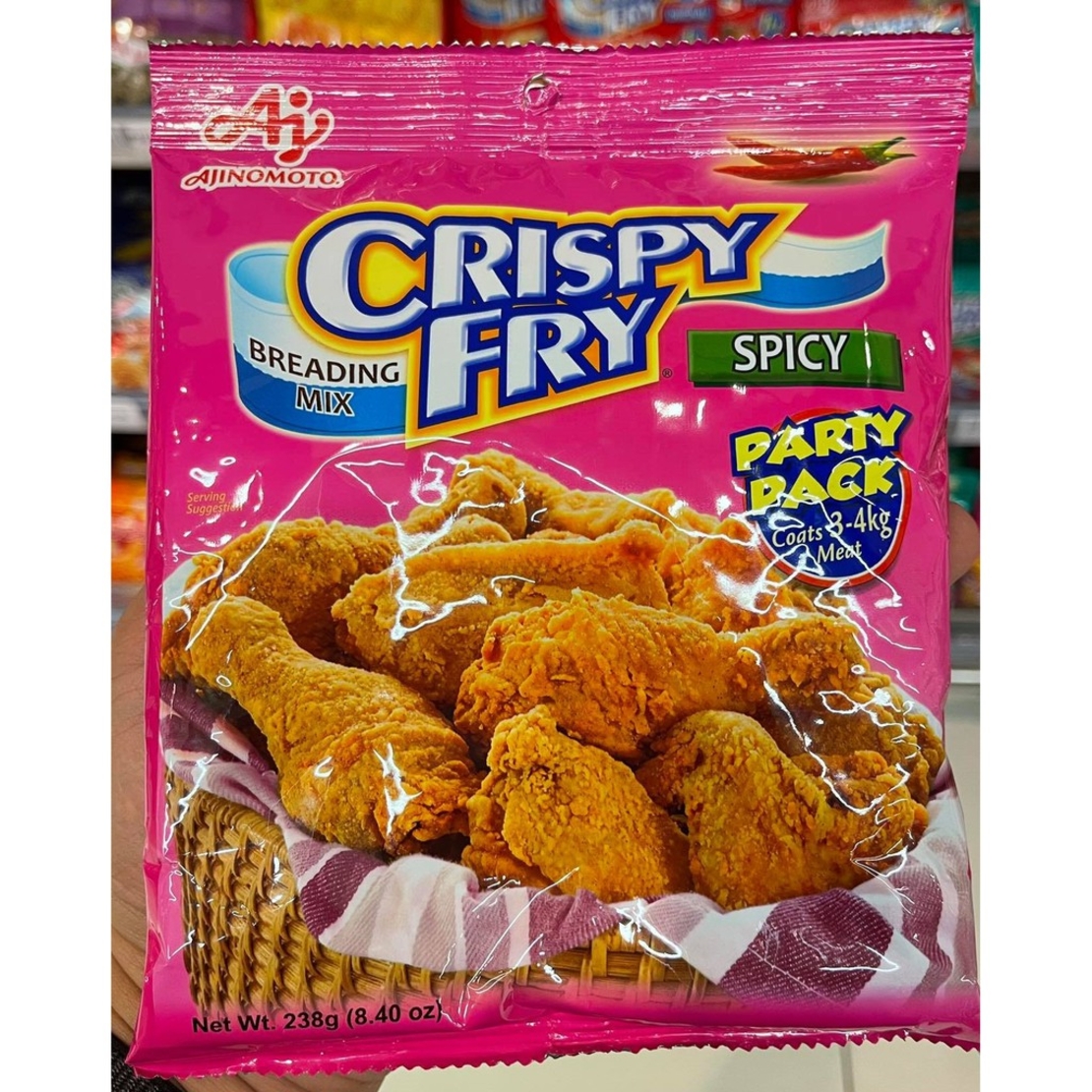 Ajinomoto crispy fry spicy party pack 238grms.