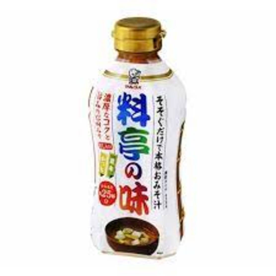 Miso sauce with fish and seaweed