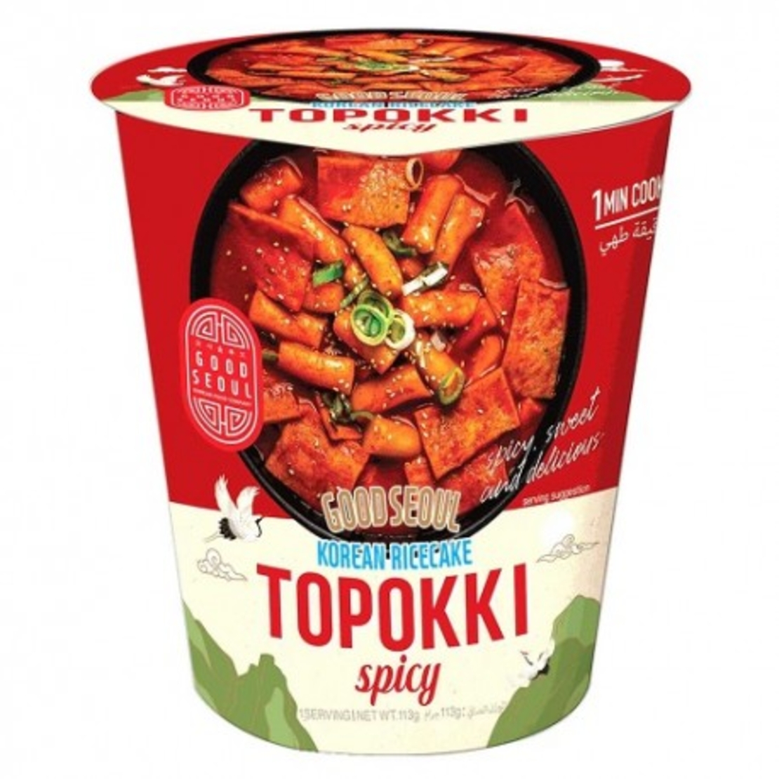 Korean Ricecake Topokki Spicy 113grms