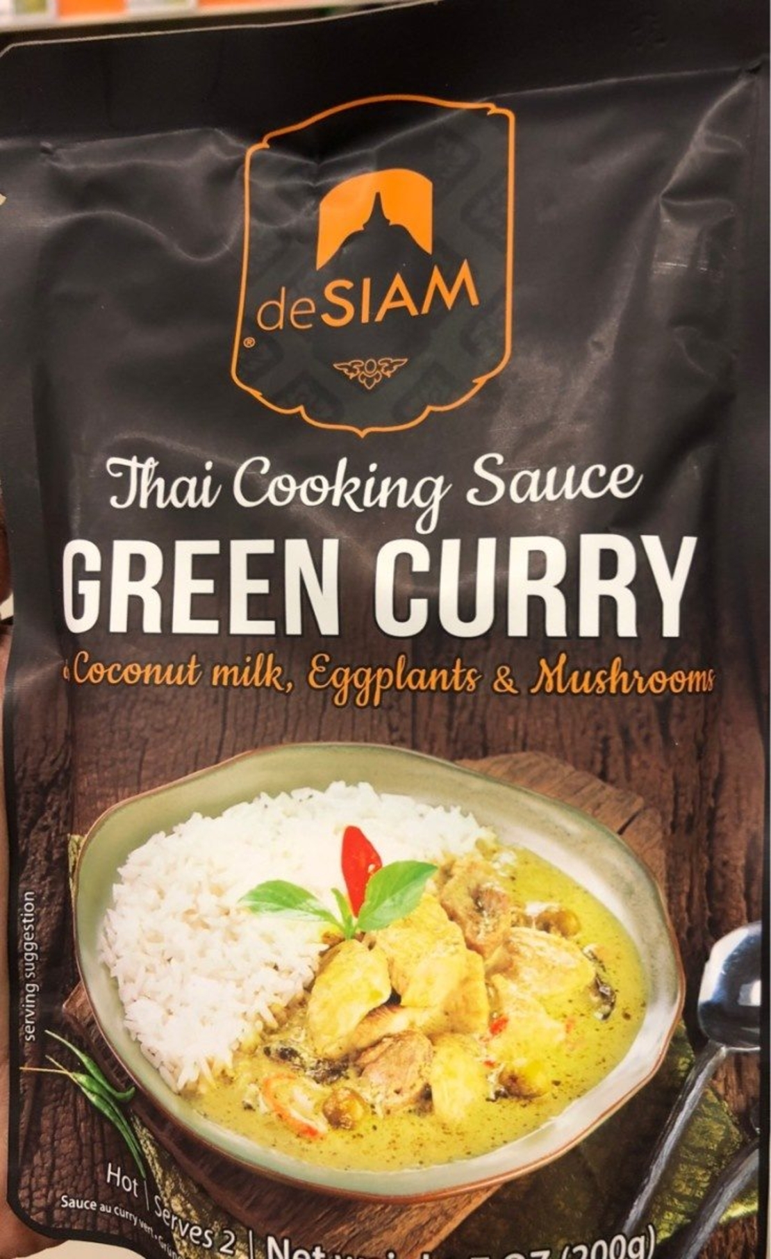 SIAM- green curry- thai cooking sauce