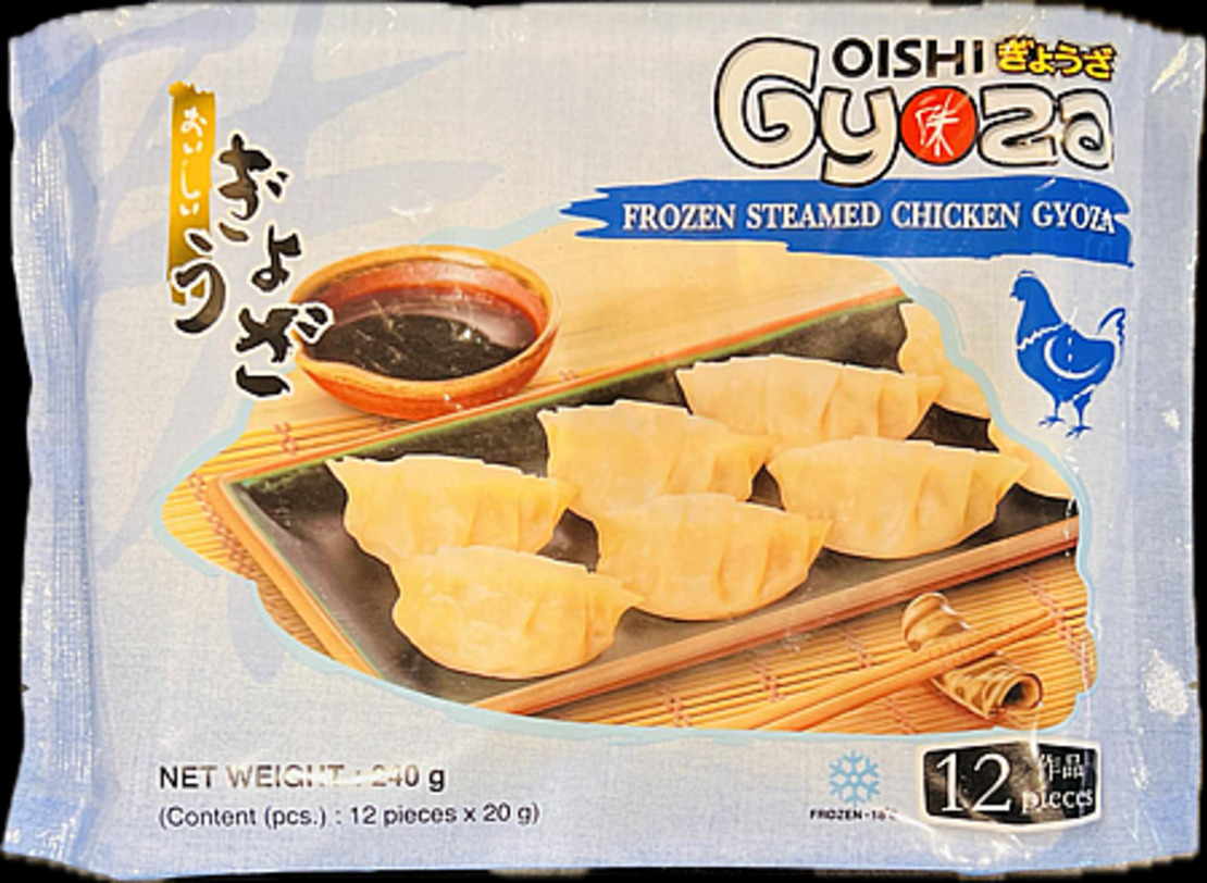 Oishi Gyoza Frozen Steamed Chicken Gyoza 240grms