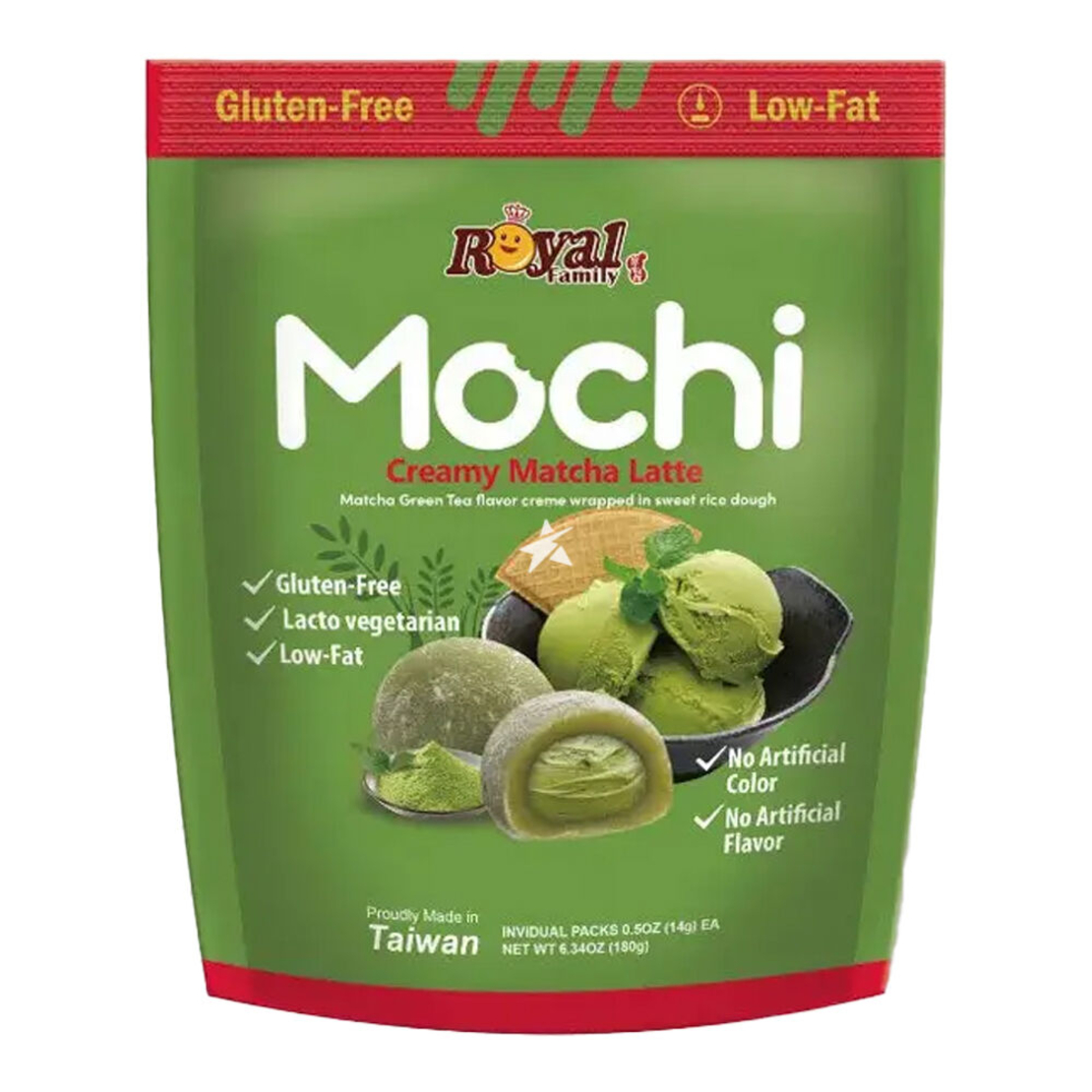 Royal Family Mochi Creamy Matcha Latte 180grms
