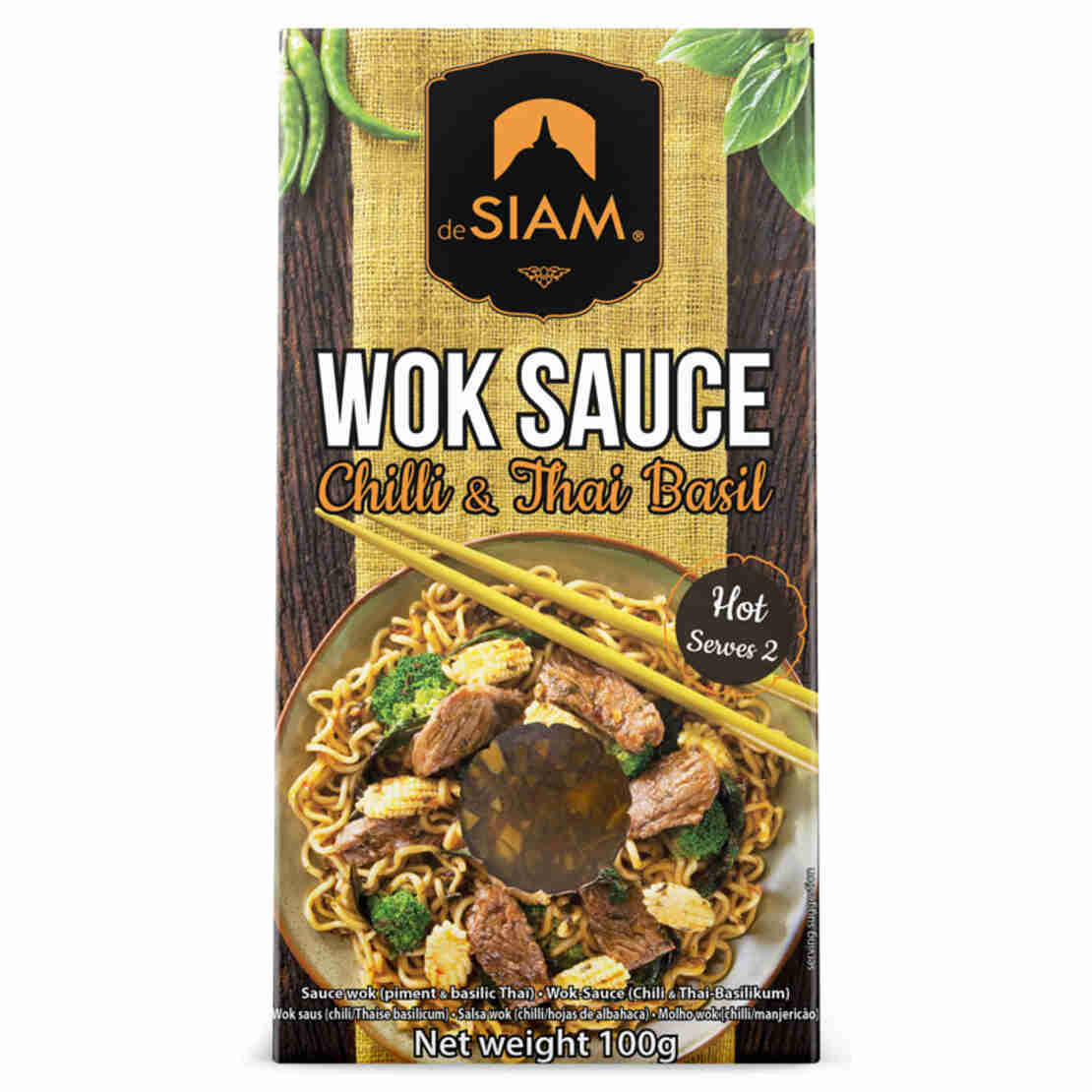 SIAM- wok sauce- chilli and thai basil 