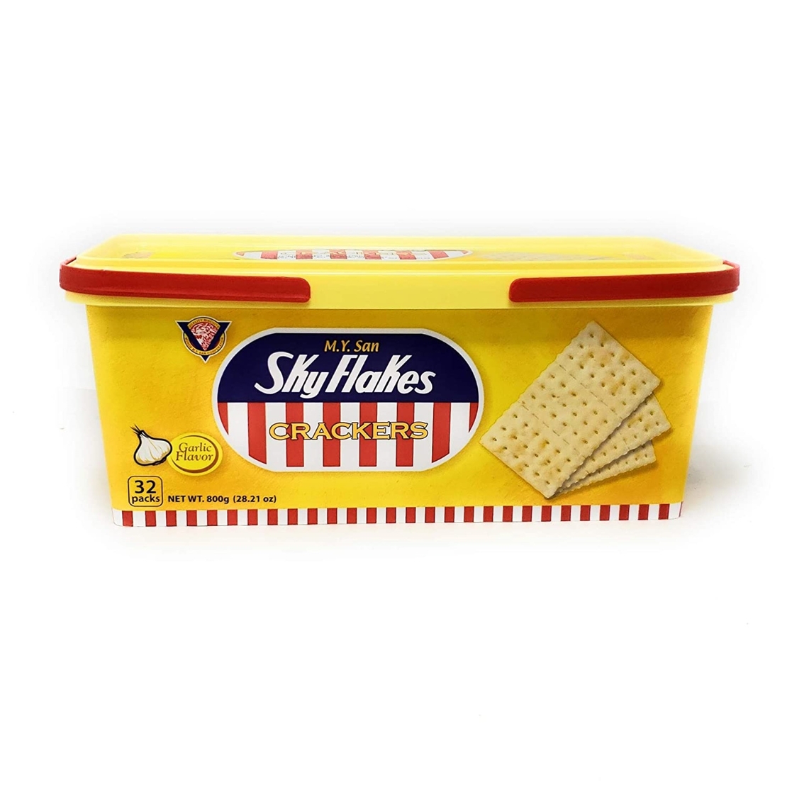 Skyflakes  Crackers Garlic  Flavor 32 packs (800grms )