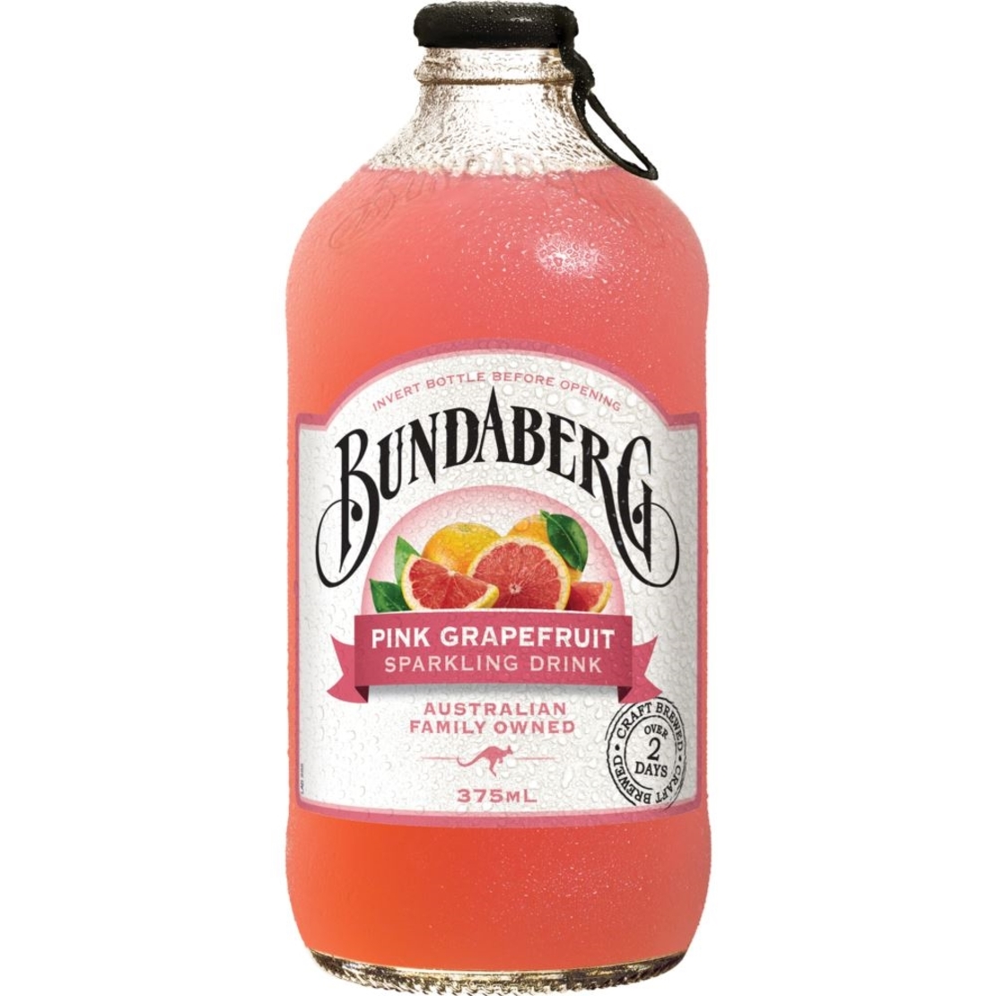 Bundaberg Pink Grapefruit Sparkling Drink 375ml