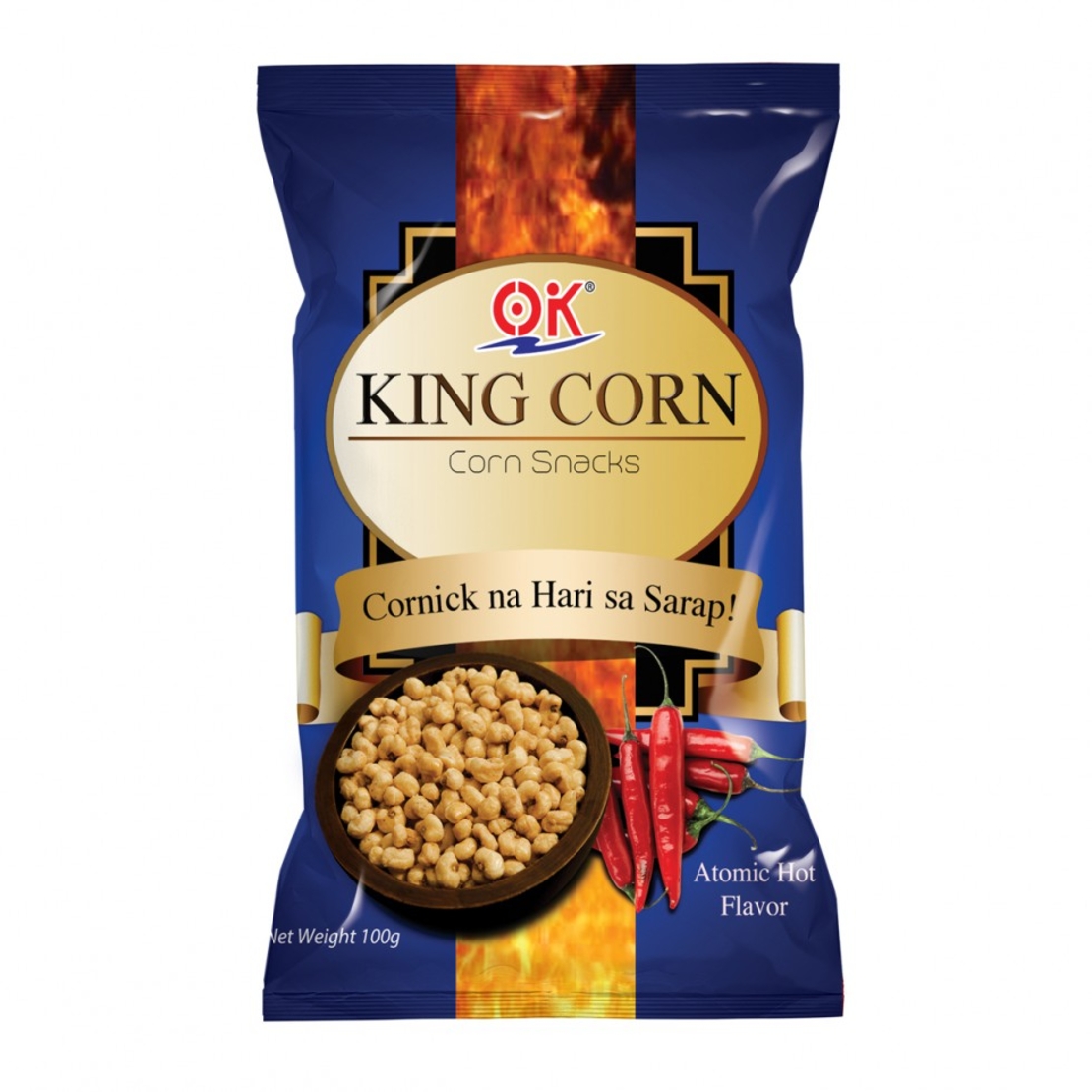 King Corn Atomic Hot Flavor 100grms