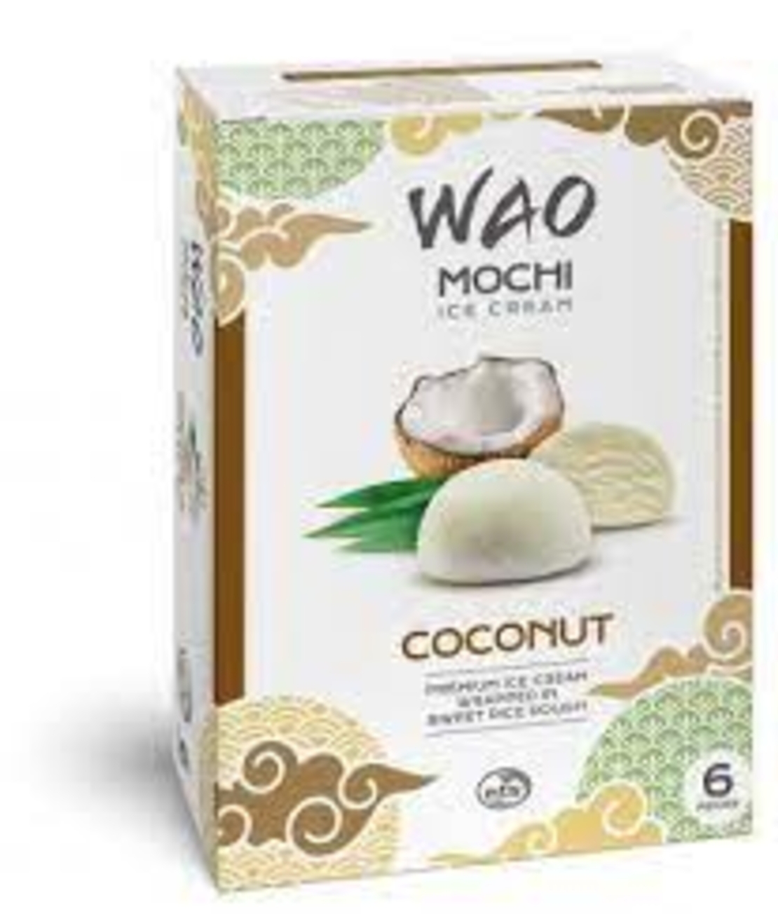 wao mochi ice cream coconut