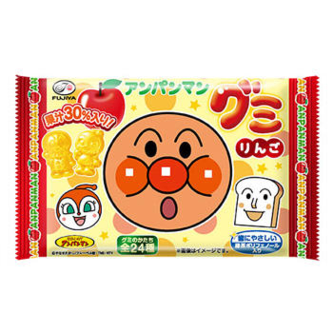 Fujiya Anpanman Gummy Apple