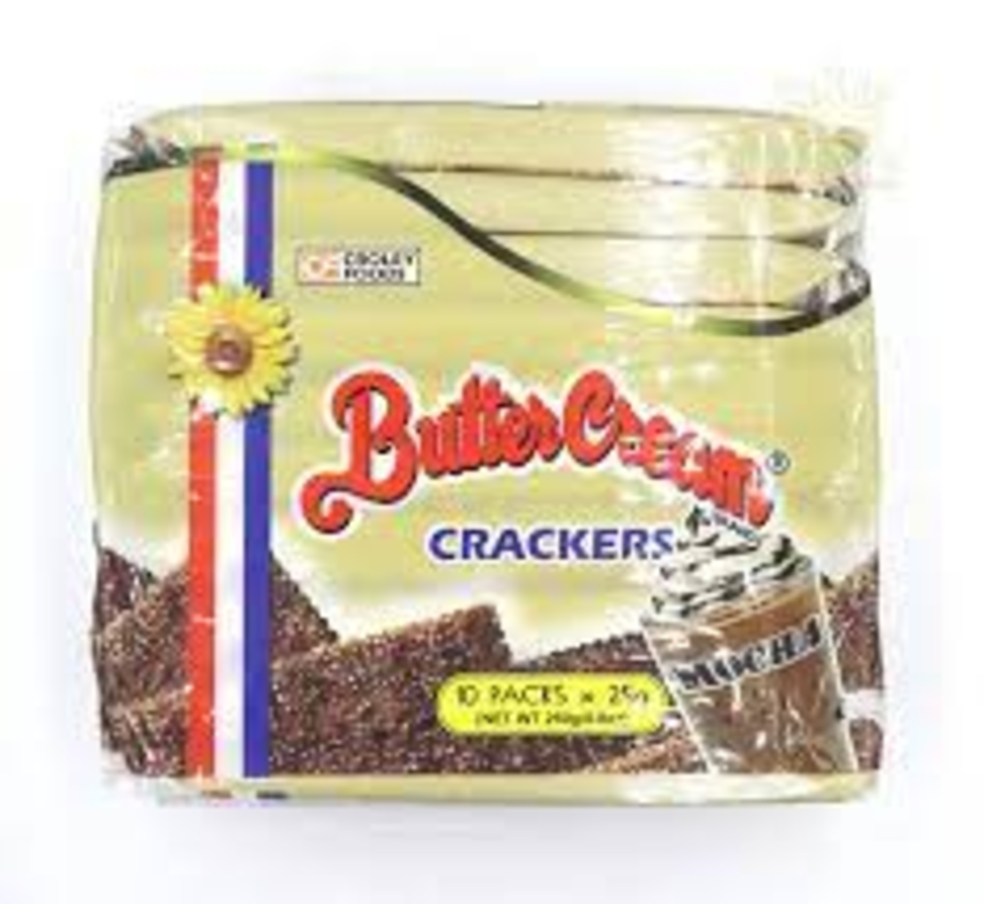 Butter Cream Crackers Mocha ( 10 packs x 25 grms )