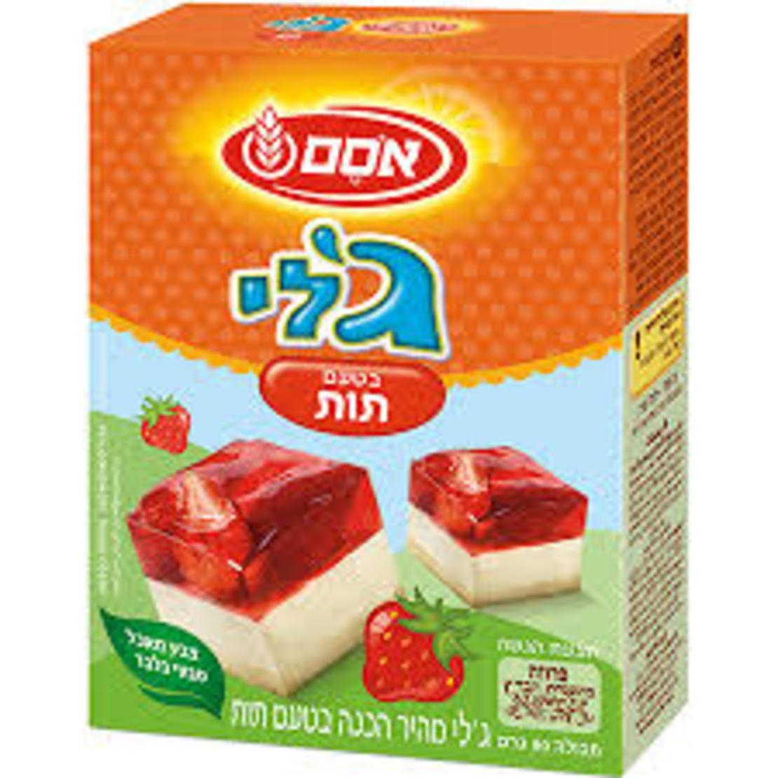 Osem - Gelatin Strawberry Flavor 90gr