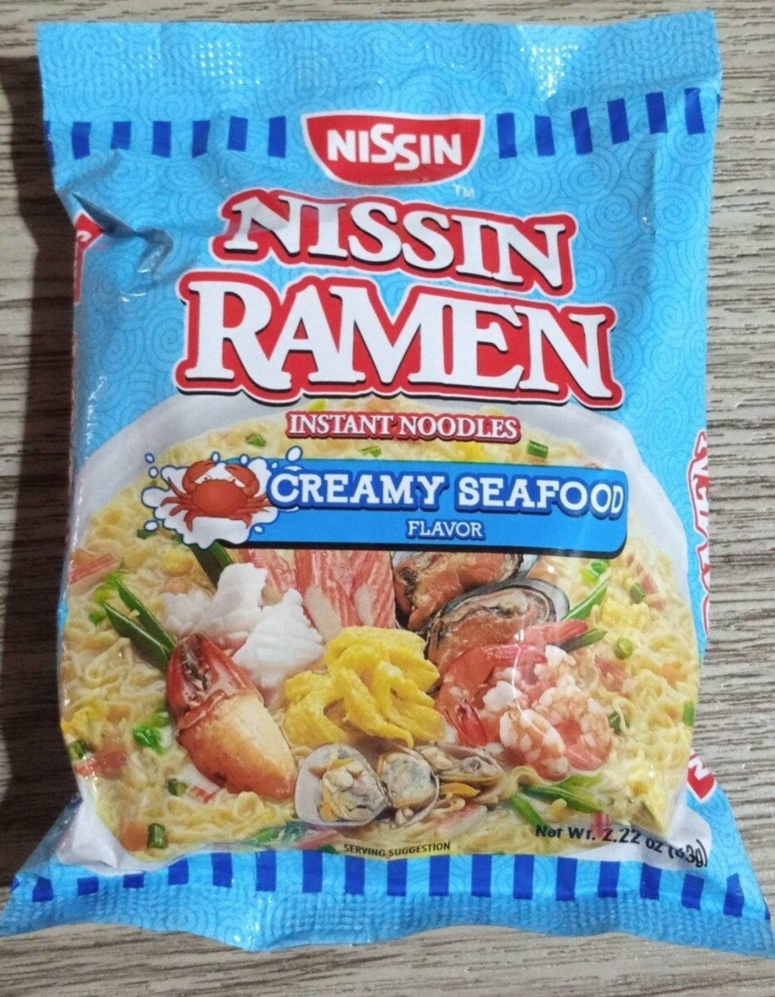 Nissin Ramen Creamy Seafood Flavor 63grms