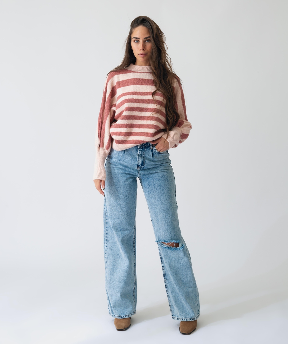 LORENZA SWEATER POWDER