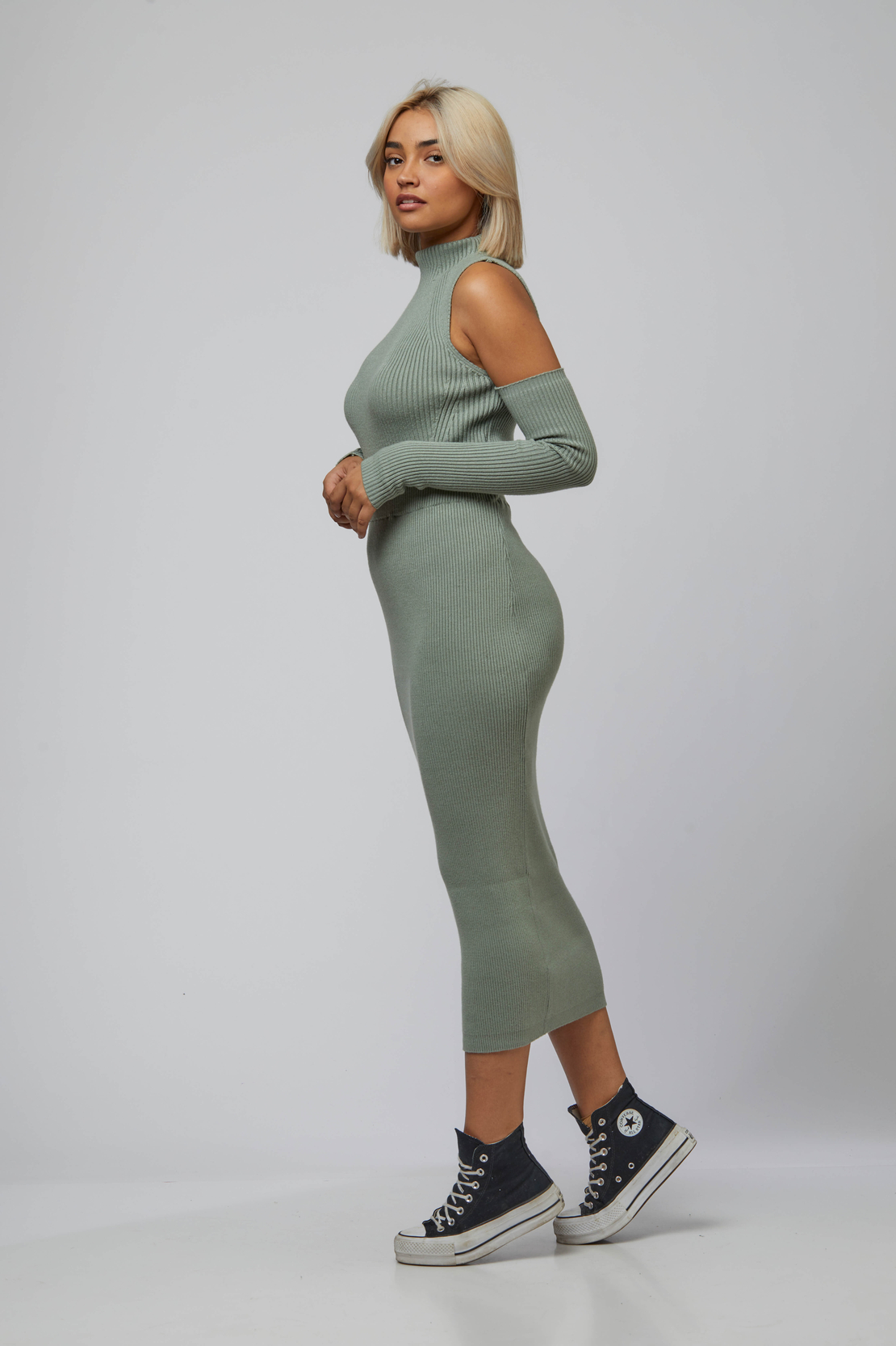 MILENA TWIN SET GREEN