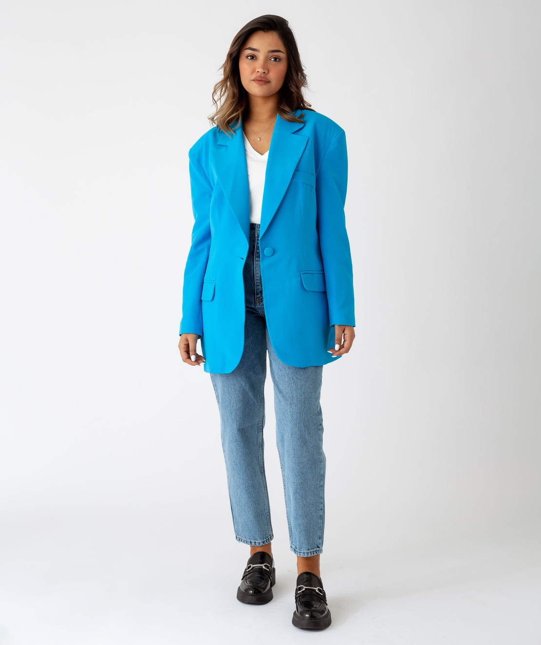 LONA BLAZER BLUE