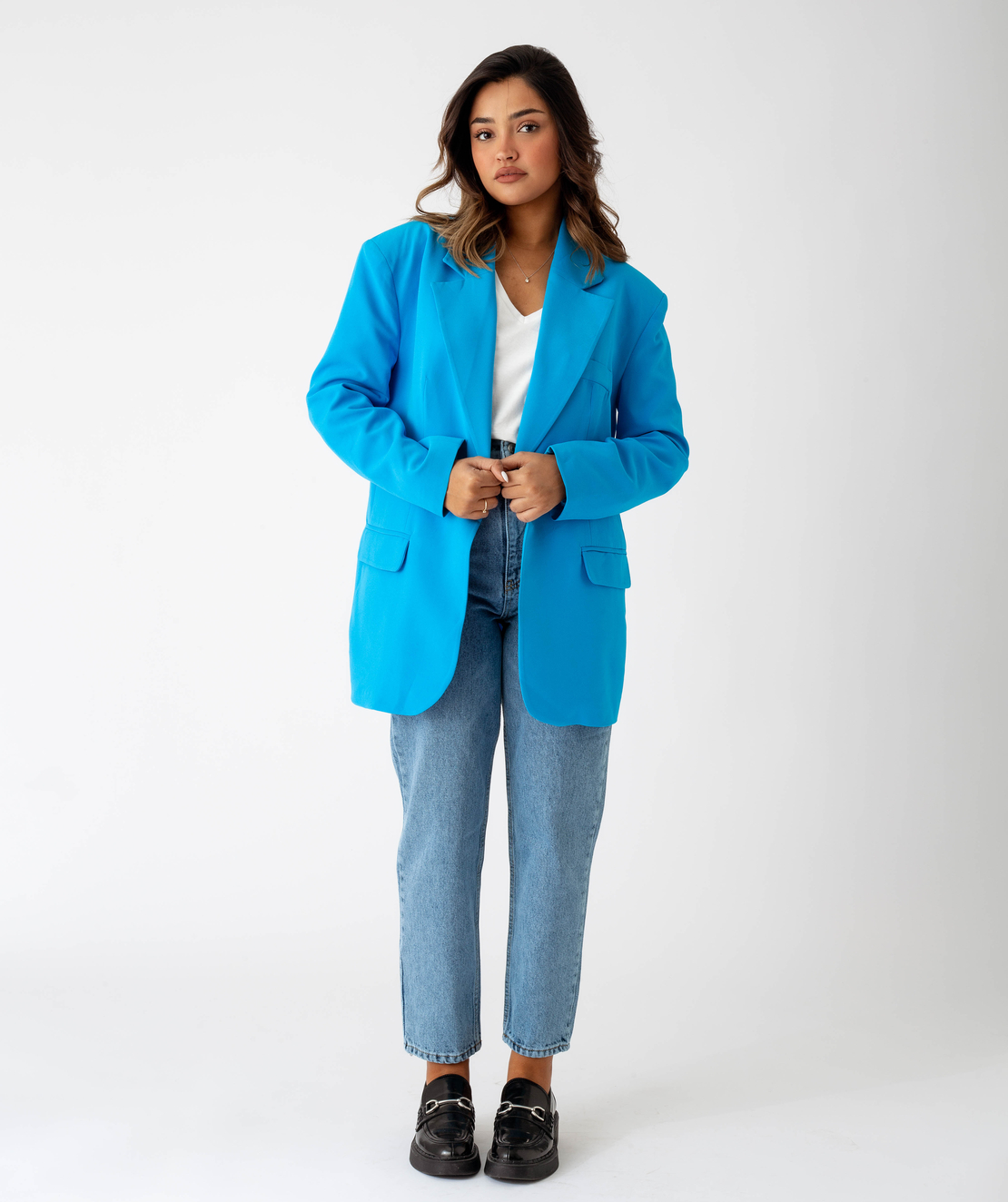 LONA BLAZER BLUE