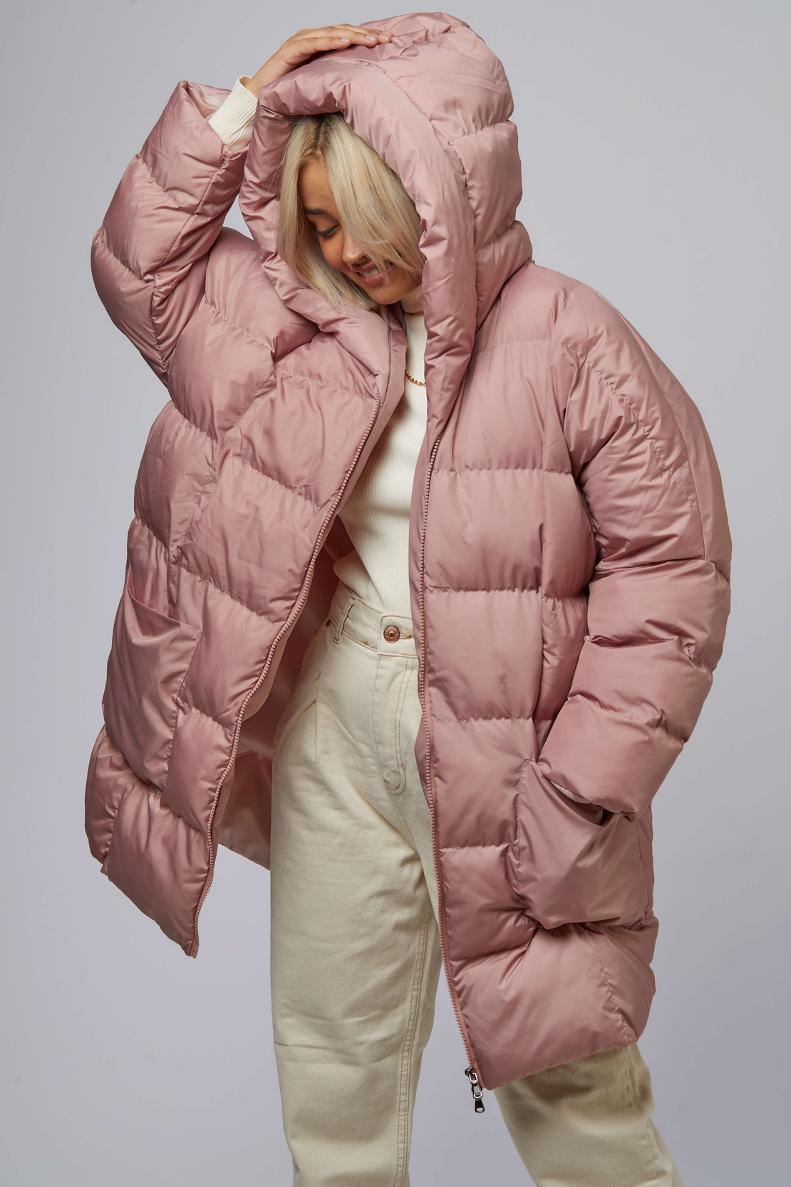 MILAN PUFFER COAT PINK