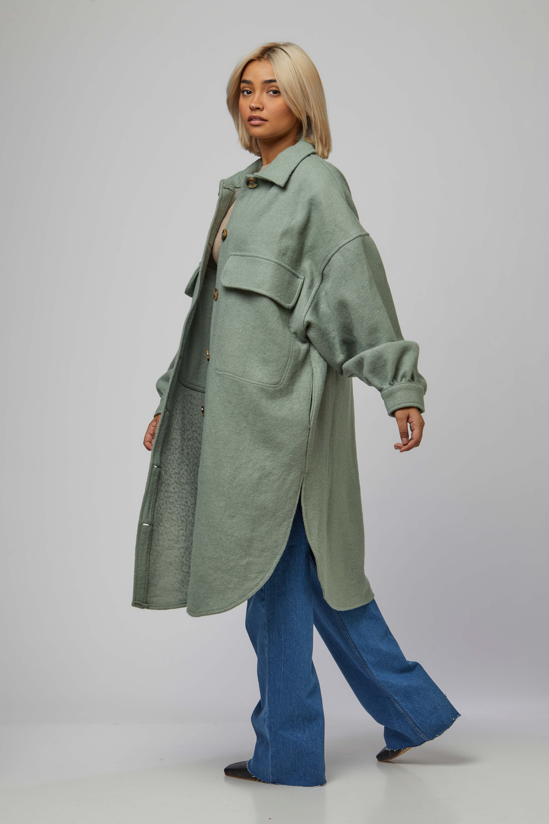 NICOLE COAT GREEN