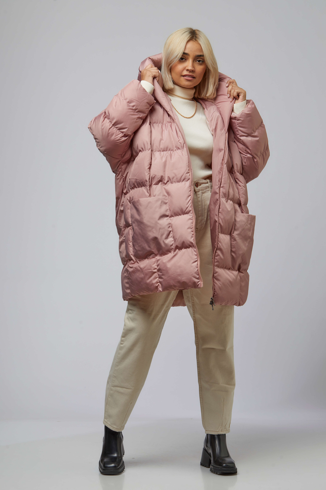 MILAN PUFFER COAT PINK
