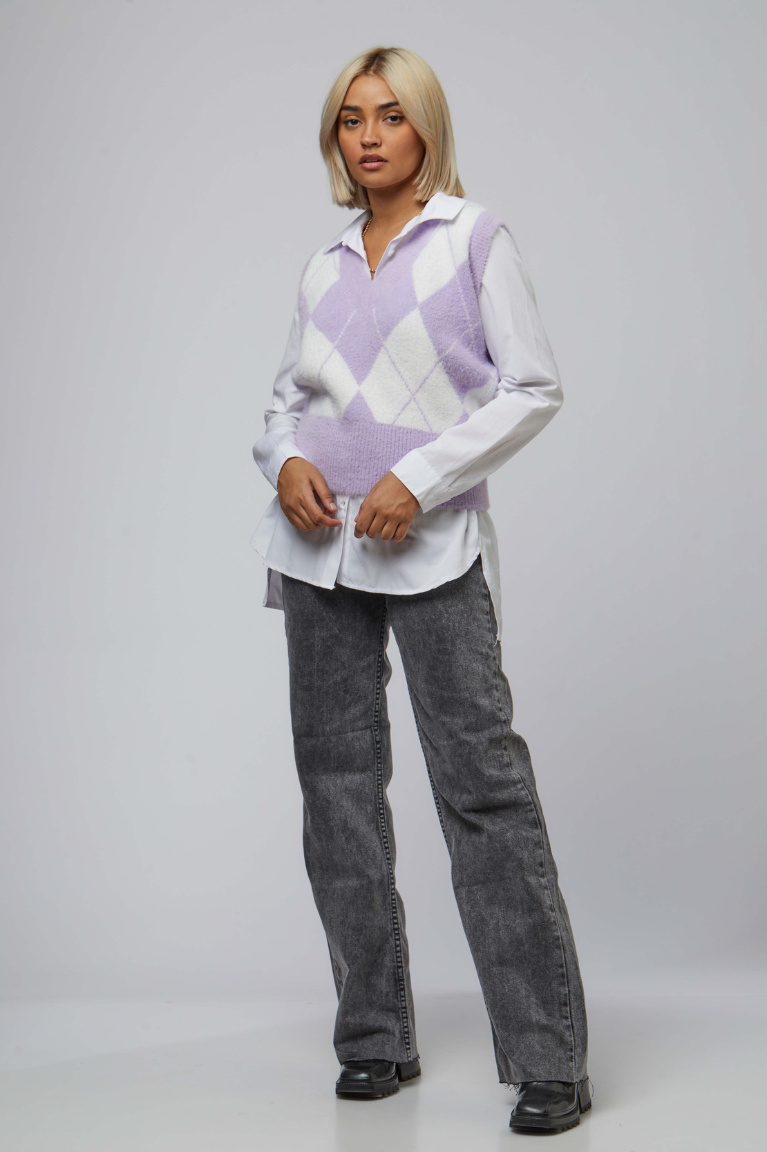 ISABEL VEST LILAC