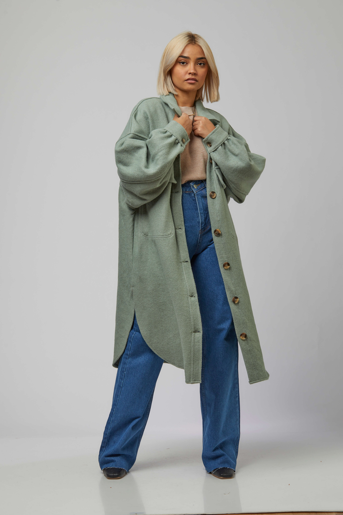 NICOLE COAT GREEN