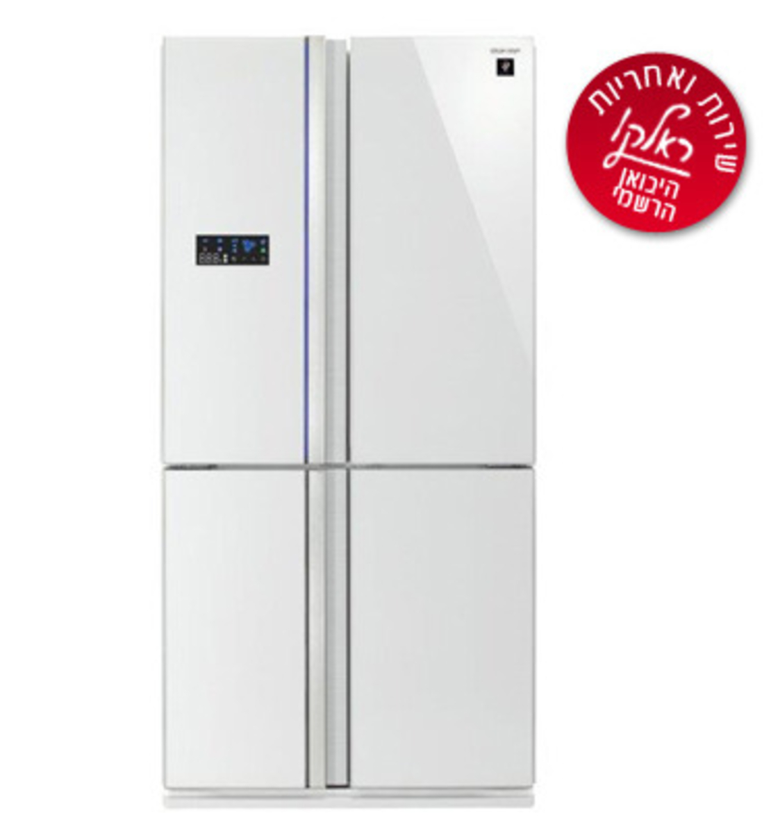 3/sharp 4 door bottom freezer refrigerator SJR8911/2